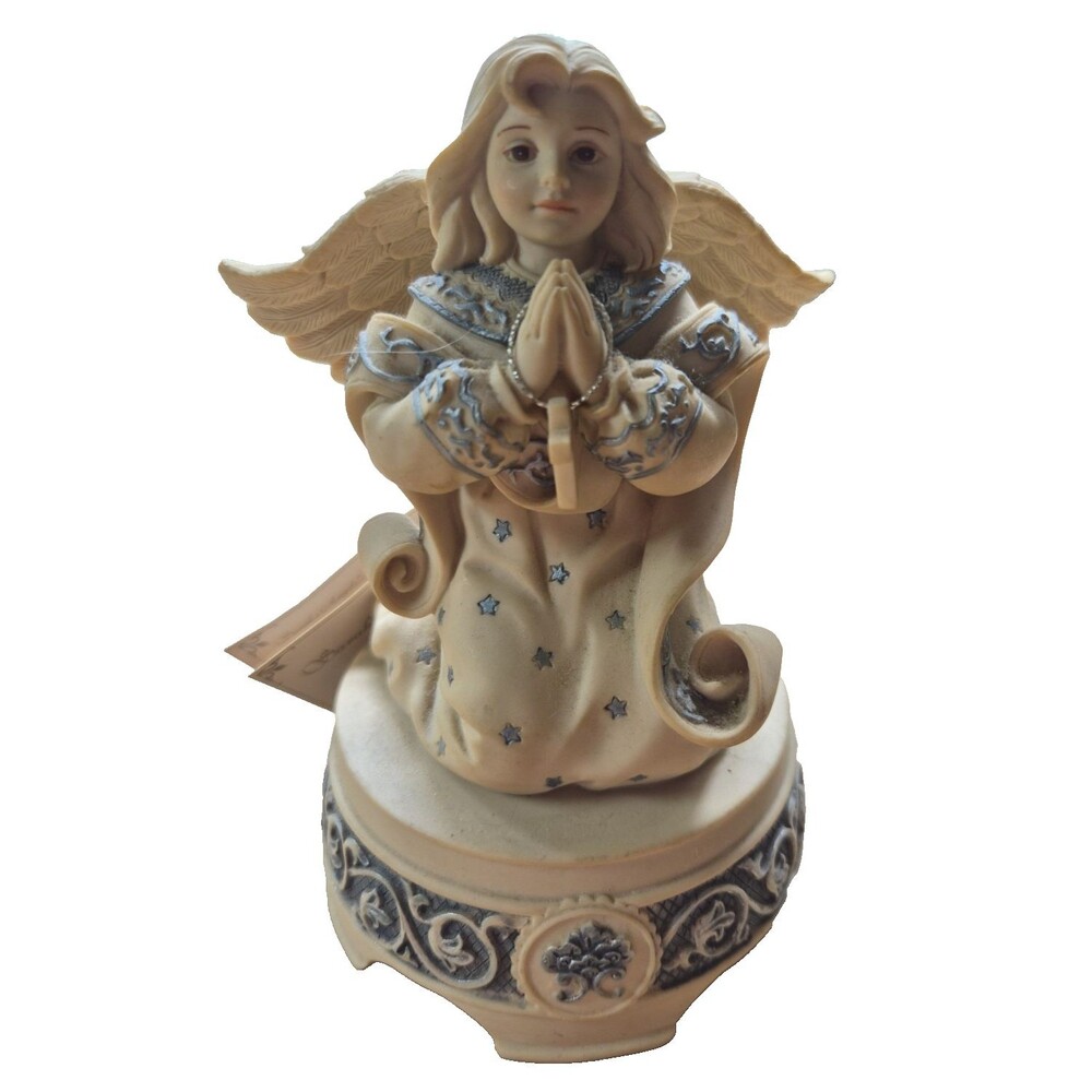 Sarah's Angels Taylor Musical Figurine #30893 Ave Maria Praying Angel Vintage